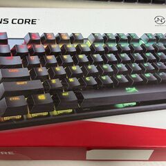 【日本語配列】HyperX Alloy Origins Core RGB メカニカルゲーミングキーボード テンキーレス　赤軸（リニア）の画像