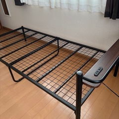 ニトリ 山善 シングルベッドセット売り 5保証書付きの画像