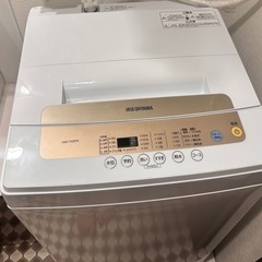 【アイリスオーヤマ 洗濯機 IAW-T502EN（2019年製）5kg】引き取り限定の画像