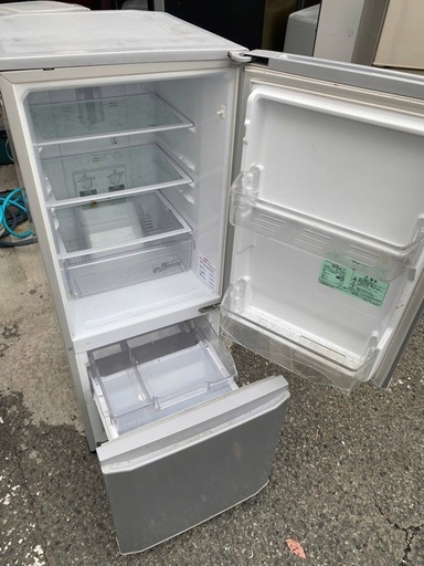  NO B662?福岡市内配送設置無料✨?MR-P15D-S 冷蔵庫 Pシリーズ シャイニーシルバー [2ドア /右開きタイプ /14