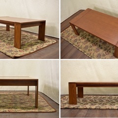 【来店歓迎】新品箱保管 定価:9.8万円 PLUS/プラス MG-80 センターテーブル MG-803 幅130cm ブラウン 応接家具 60503-09 リビングテーブル 役員 応接テーブル エグゼクティブ品　検)事務机 オフィス チェア　会議 椅子　ロッカー　ミーティングテーブル　応接ソファ 店舗 事務所 什器　書庫 本棚 ラック デスク スチール 美品多数 格安 【中古オフィス家具】の画像