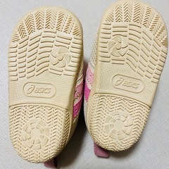 【試し履きのみ】asics ベビーシューズ　11.5cm　ファーストシューズ　スクスク　の画像