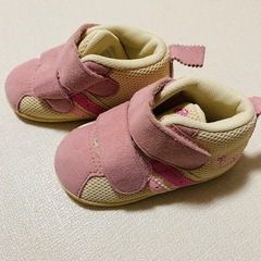 【試し履きのみ】asics ベビーシューズ　11.5cm　ファーストシューズ　スクスク　の画像