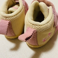 【試し履きのみ】asics ベビーシューズ　11.5cm　ファーストシューズ　スクスク　の画像
