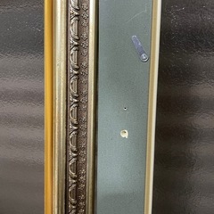 額縁2点セット 金銀 アンティーク インテリア ゴシックの画像