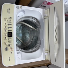 2021年製　ハイセンス　5.5K 洗濯機　HW-E5503 洗濯機の画像