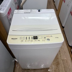 2021年製　ハイセンス　5.5K 洗濯機　HW-E5503 洗濯機の画像