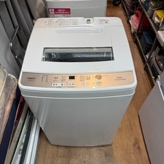 2021年製　アクア　6K 洗濯機　AQW-S6Mの画像