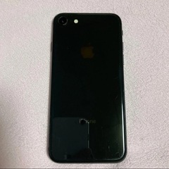 アップル iPhone8 64GB スペースグレー SIMフリー初期化済 iOS16.7.2最新 画面割れ中古の画像