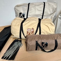 Hilander(ハイランダー) A型フレーム グランピアン ポリコットン＋専用インナーテント（ インナーマット+グランドシート付き） フルセットの画像