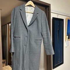 earth music&ecology グレー Mサイズ コート アウターの画像