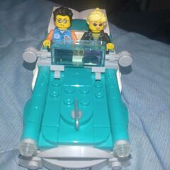 レゴブロック　オープンカー　非売品　組み立て済み完成品の画像