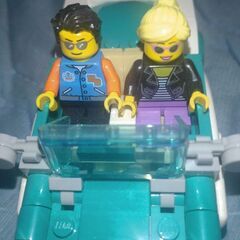 レゴブロック　オープンカー　非売品　組み立て済み完成品の画像