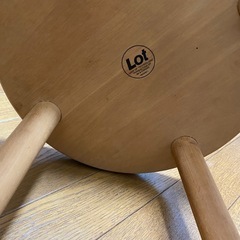 木製スツール　ハイチェア　　の画像
