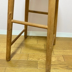 木製スツール　ハイチェア　　の画像