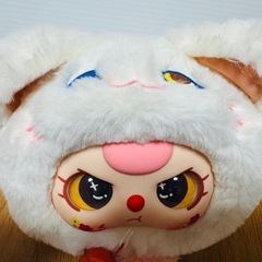 babythree ベビースリー 猫ポーチぬいぐるみの画像