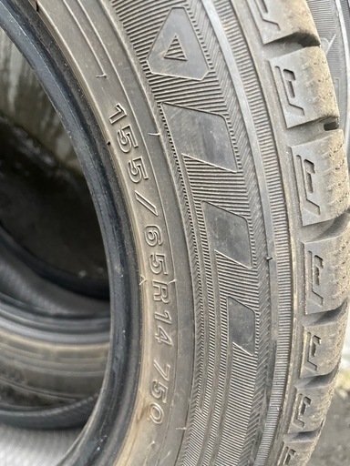 155/65R14 スタッドレスタイヤ　ダンロップウィンターマックス03