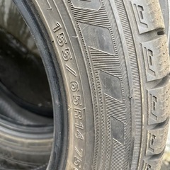 155/65R14 スタッドレスタイヤ　ダンロップウィンターマックス03 
の画像