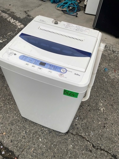 NO B664🌈福岡市内配送設置無料✨🌈HerbRelax　YWM-T50A1　ヤマダ電機オリジナル　全自動電気洗濯機　(5kg)