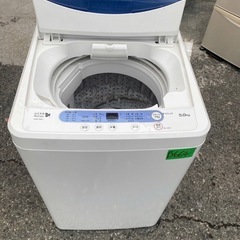 NO B664🌈福岡市内配送設置無料✨🌈HerbRelax　YWM-T50A1　ヤマダ電機オリジナル　全自動電気洗濯機　(5kg)の画像