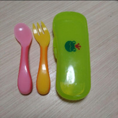 哺乳瓶　フォークスプーン　水筒の画像