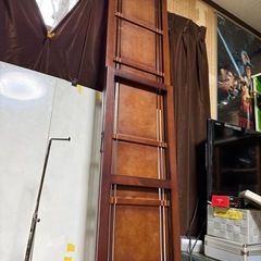 和モダン 木製スタンドミラー 姿見 全身鏡 W35×D40×H165 引き取り歓迎の画像