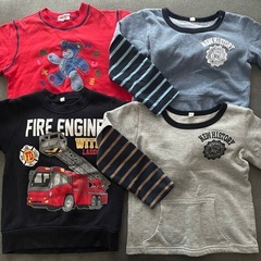 キッズ トレーナー セット売り まとめ売り 男の子 裏起毛 100cm 11着の画像