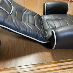 肘付き回転座椅子 合皮シート　の画像