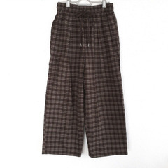 【未使用】studio CLIP チェック イージーパンツの画像