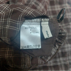 【未使用】studio CLIP チェック イージーパンツの画像