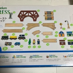 木製　電車の画像