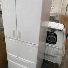 NO B667🌈福岡市内配送設置無料✨🌈東芝 TOSHIBA 冷蔵庫 VEGETA スタンダードモデル 481L フレンチドア シェルホワイト GR-F48FX(WS)の画像