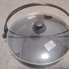 引取り希望　ＩＨ対応　すきやき鍋　すき焼き鍋２８cmの画像