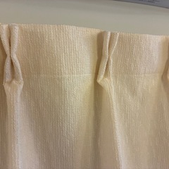 MOMO NATURAL ドレープカーテン　アイボリー　1.5倍ひだの画像