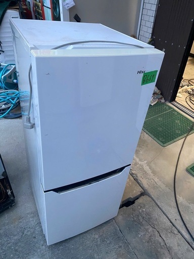 NO B669?福岡市内配送設置無料✨?冷蔵庫 ハイセンス 一人暮らし 130L ボトムフリーザー 霜取り不要 送料込み HR-D13