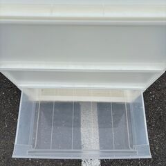 収納ボックス 衣装ケース 4個セット クリアの画像