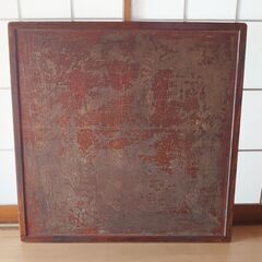 大きなケヤキこたつ板の画像