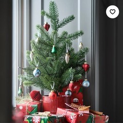 IKEAミニクリスマスツリーの画像