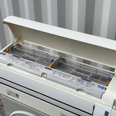 取付け可 ! !◇ダイキン エアコン 8畳用 2019年 お掃除機能 内部クリーン ストリーマ100V AN25WFSK 高圧洗浄済み ! 保証付き ! !の画像