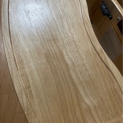 カトージ　美品　木製ハイチェア テーブル付き 折りたたみの画像