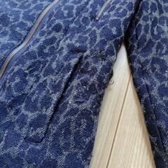 ヒョウ柄 ウールコートの画像