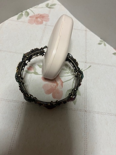 カラフル花柄デザイン　ブレスレット　バングル（新品未使用）