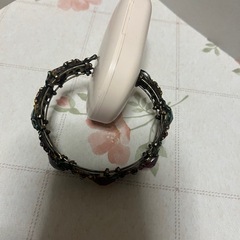 カラフル花柄デザイン　ブレスレット　バングル（新品未使用）の画像