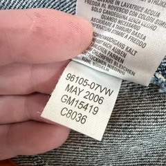 ハーレーダビッドソン デニムジャケット XSサイズの画像