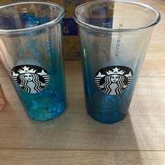 Starbucks スタバ　ダブルウォール耐熱グラス　3点セットの画像