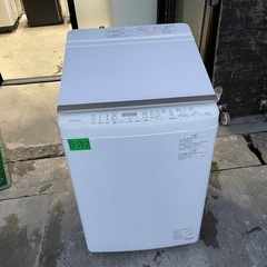 NO B667🌈福岡市内配送設置無料✨🌈AW-10SV5-W 縦型洗濯乾燥機 グランホワイト [洗濯10.0kg /乾燥5.0kg /ヒーター乾燥(排気タイプ) /上開き]の画像