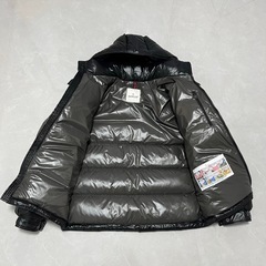 モンクレール　ダウンジャケット　マヤ　黒3　の画像