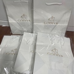 GODIVA(ゴディバ)＊ショッパーM(白)【紙袋】   1枚30円の画像