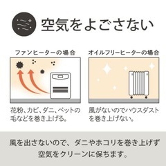 【美品】世界の暖房器具メーカーDimplex　オイルフリーヒーターの画像
