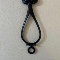 蚤の市 黒猫　タオルホルダーの画像